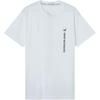 Letter Print Pattern Crew Neck Short Sleeve T-Shirt Men Tops White J30J318303-YAF
