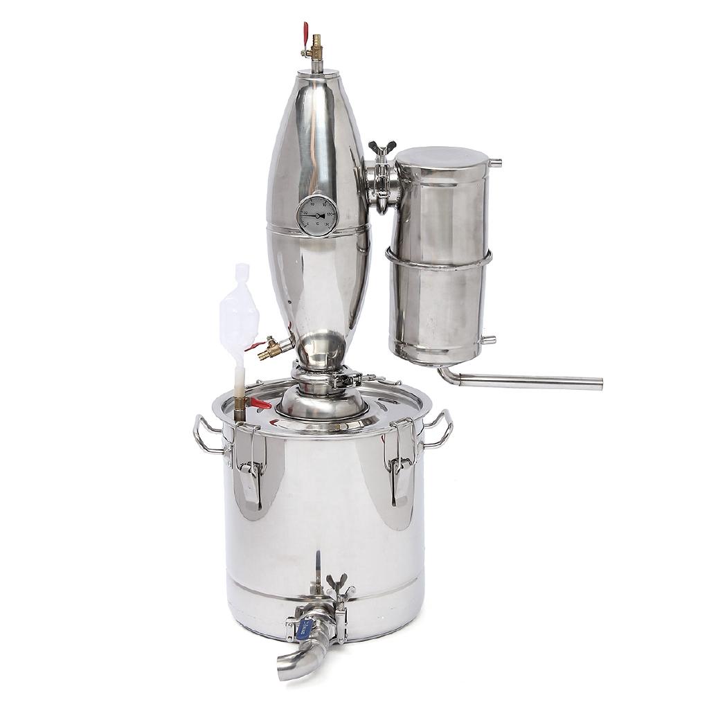 20 л Дистиллятор для спирта Винодел Брага Хит Домашний 304 Нержавеющая сталь Самогонный котел