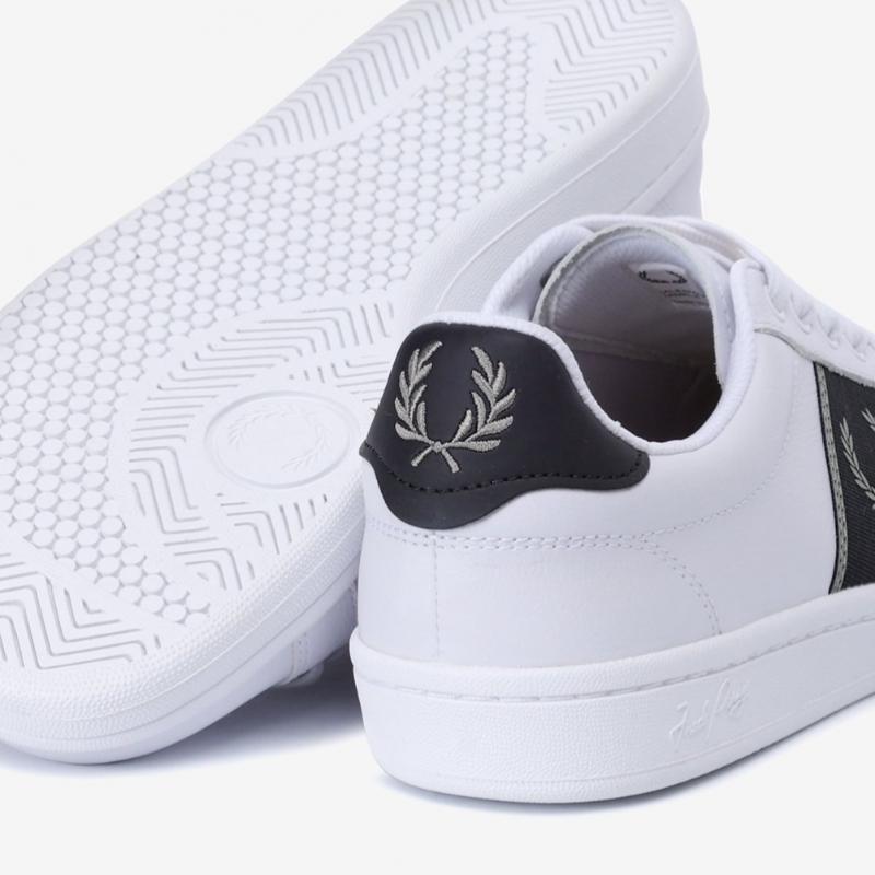 Fred Perry Мужские белые кроссовки B721 Кожаная тесьма