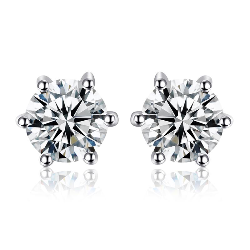 JewelryPalace Круглые Серьги-Гвоздики из Серебра 925 Пробы с Натуральным Желтым Цитрином для Женщин Модные Акцентные Украшения с Драгоценными Камнями Подарок