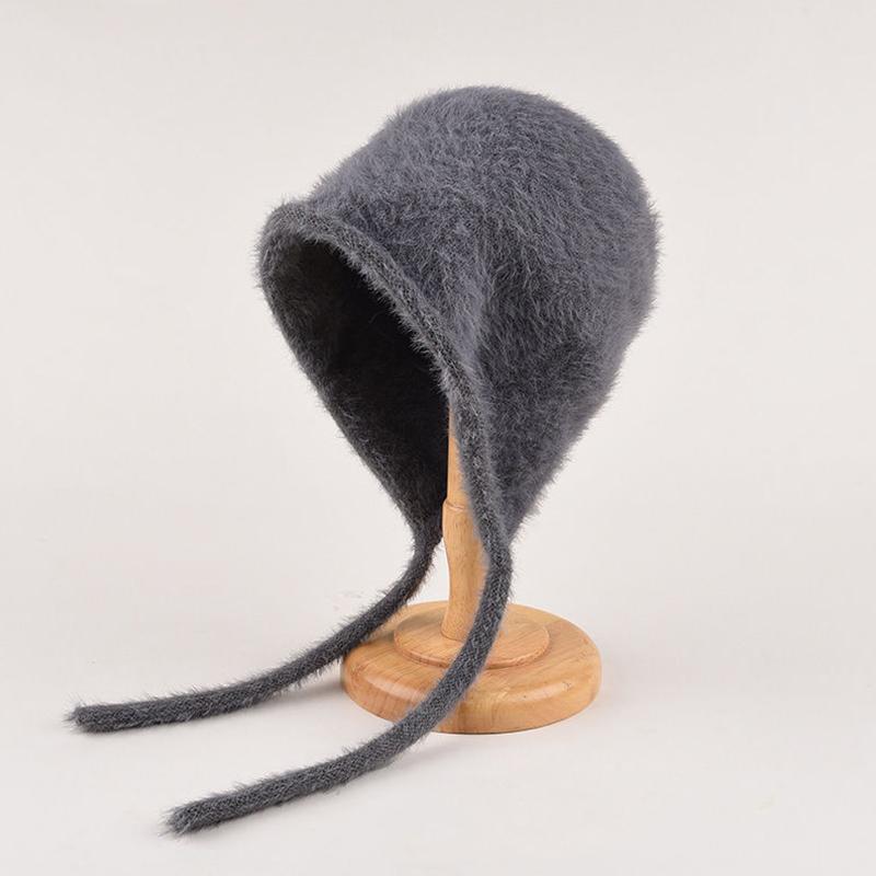 1 шт. Милая модная теплая шапка с искусственным мехом для защиты ушей, мягкая утолщенная защита от холода
