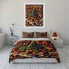 Christmas tree with presents. Bedding sets Duvet cover sets Duvet covers Pillowcases(1*Duvet Cover 2*Pillowcases without duvet insert)