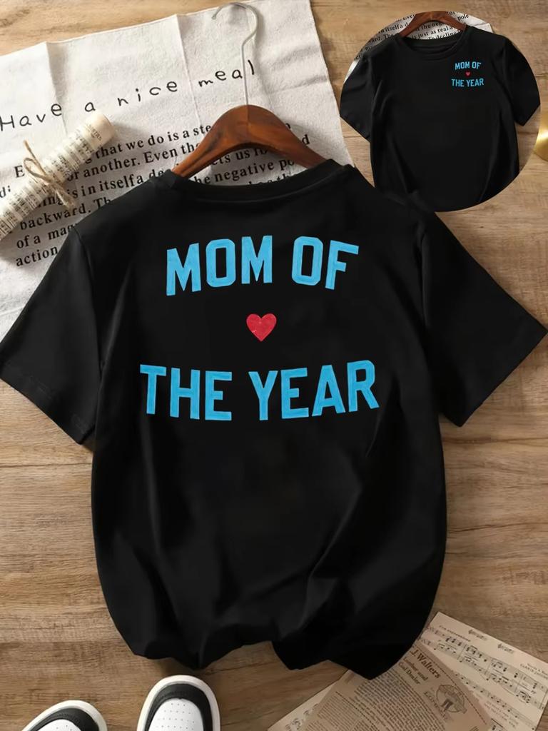 Unisex Unisex Graphic T Shirt Casual Short Sleeve Tees Funny Letter Animal Mom Themed Print Crew Neck Daily Tops