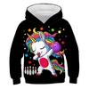 Kids Clothes Girl Hoodies Long Sleeve 3D Cartoon Print Children's Spring Fall Clothes Casual Pullover Outdoor Girl Clothes Tops