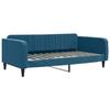 VidaXL Daybed with Mattress Blue 100x200 Cm Velvet 3197045