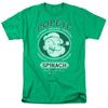 Popeye Cy Spinach IDW Comics Tee Kelly Green Unisex T-shirt
