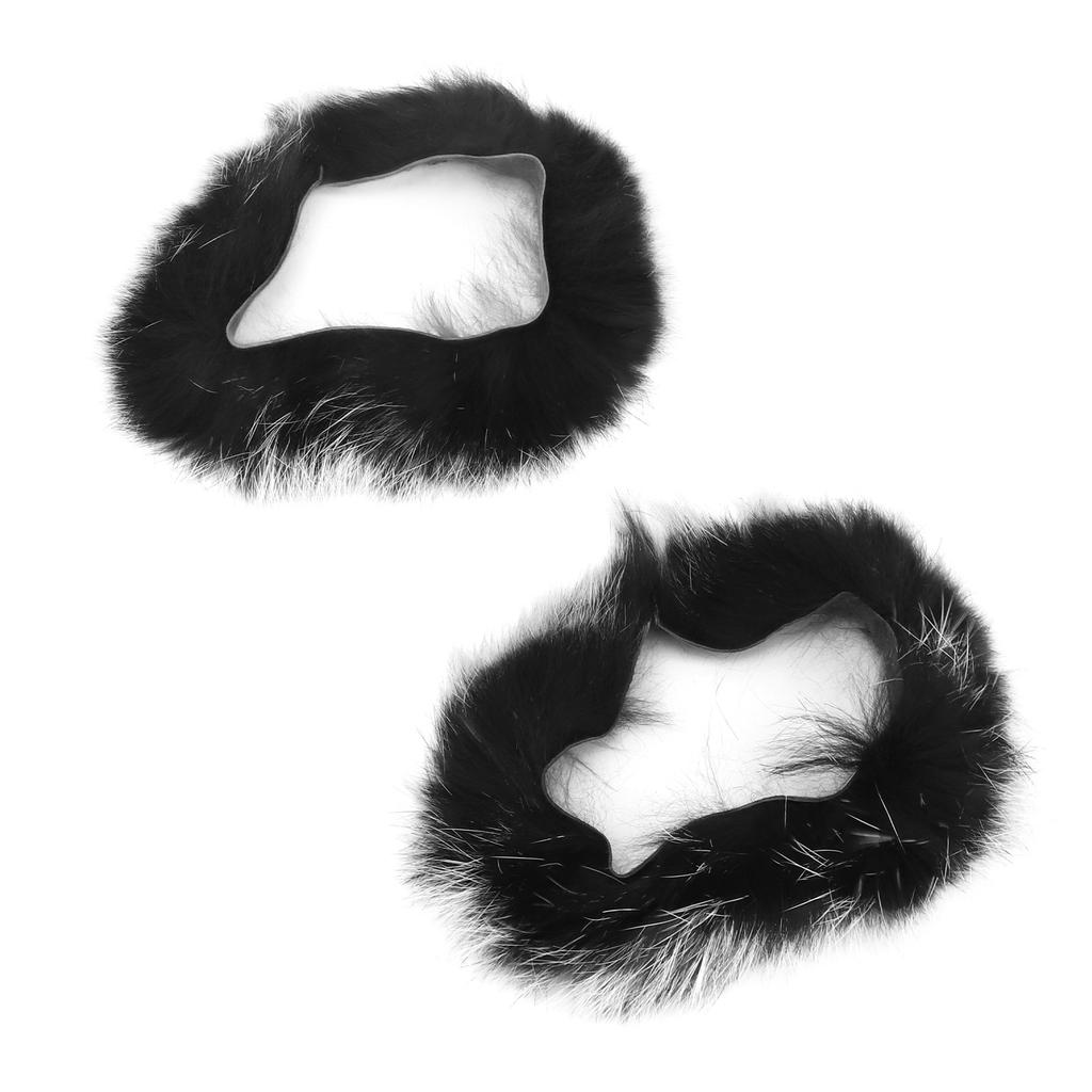 Одна пара глушителей тетивы из кроличьего волоса, амортизаторы тетивы для традиционной охоты, серые