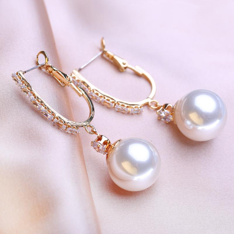 KNIKOO Серьги-капли для женщин, модные жемчужные серьги, ювелирные изделия для свадьбы, невесты, вечерние серьги, подарки