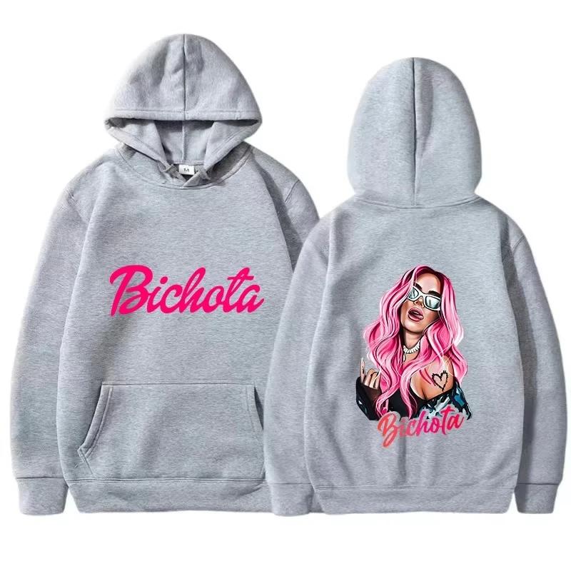 Autumn Winter Karol G Bicotta Women's Hoodie Men's Hip Hop Hoodie Manana Sera Bonito Long Sleeve Y2K Sweatshirt