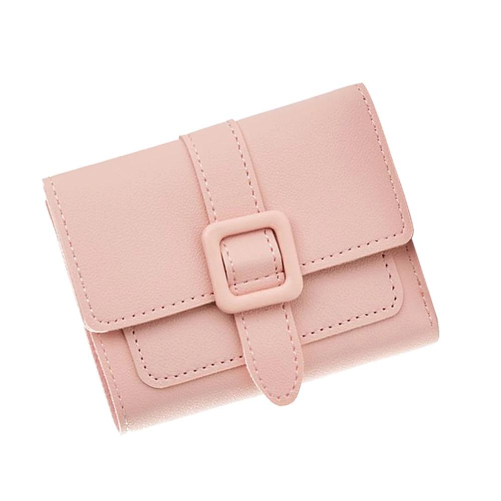 Solid Color Mini Purse Large-capacity Clutch Bag Fashion Women Wallets Women