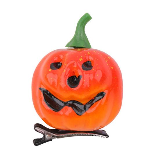 1/2Pcs Halloween Hairpin Ghost Face Pumpkin Design Hair Clip Halloween Parties Masquerades Festivals Hair Accessories