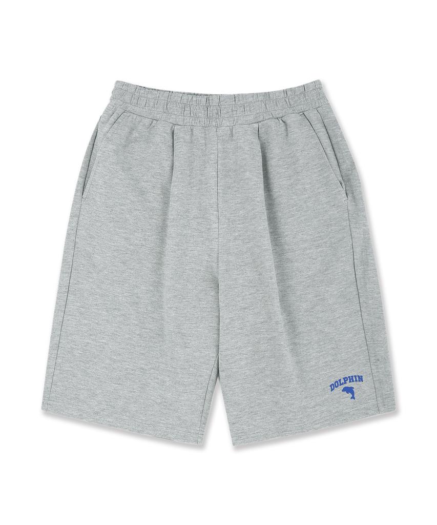 DOLPHIN WAVE APPAREL [Набор] Футболка с коротким рукавом и логотипом-аркой дельфина + Шорты-бермуды с одной складкой (Тип А)