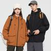 Waterproof and Windproof Outdoor Hooded Jackets Three-proof Couple Hiking Jackets Men's Tops Travel Jackets Women's Mountaineering Jackets