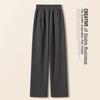 Women's Elastic Waist Straight-Leg Casual Pants