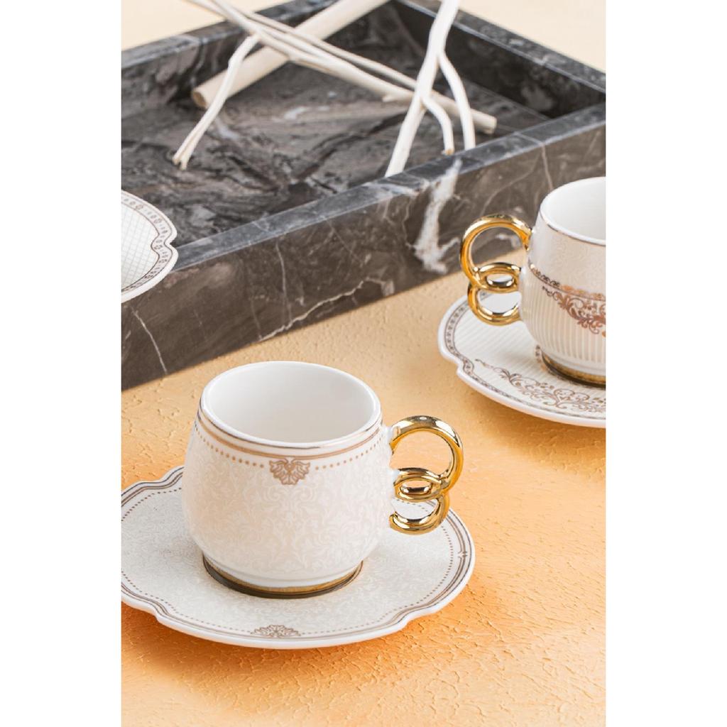 Набор из 6 кофейных чашек Freya - 90 мл