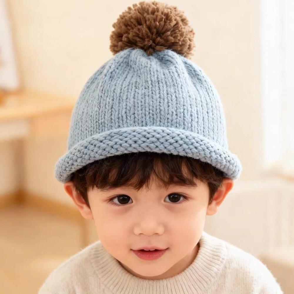Windproof Children Head Cap Keep Warm Beanie Cap Comfortable Kids Winter Hat Winter