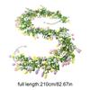 Easter Egg Garland 2 Pieces Artificial Spring Easter Egg Garland Decorations Holiday Ornament For Home Indoor Party Wall