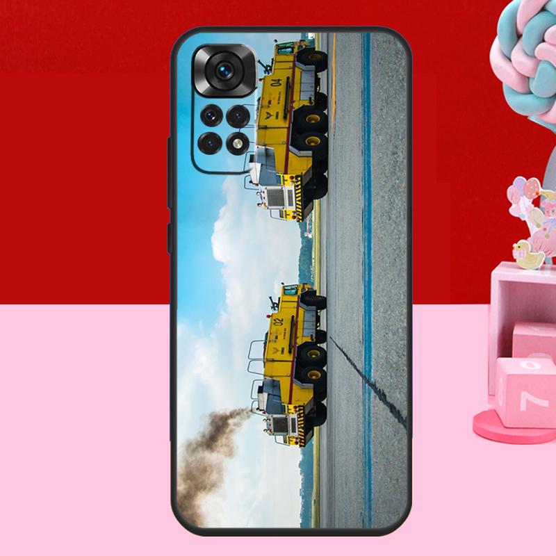 Fire Truck Case For Xiaomi Redmi Note 11 10 12 13 14 15 Pro Plus Redmi 15 C 14C 10C 12C 13C Soft Cover