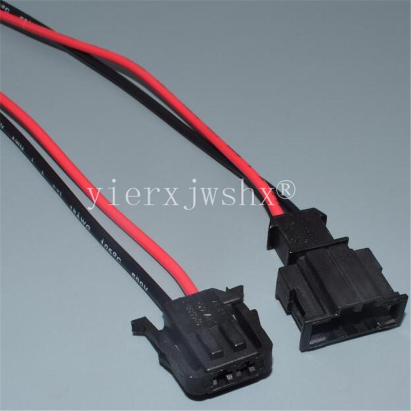 Shhworldsea 2 pin way 3.5 mm 2 hole female electric auto plug Sensor Wire Harness connectors plug 1-929588-1 for vw 191972702