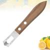 Терка для сыра LsCook из нержавеющей стали с ручкой из грецкого ореха, цедратор для лимона, терка и овощечистка для фруктов