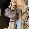 2025 New Simple Fashion Retro Trend Bag Women's Large Capacity Tote Bag Shoulder Messenger Bag