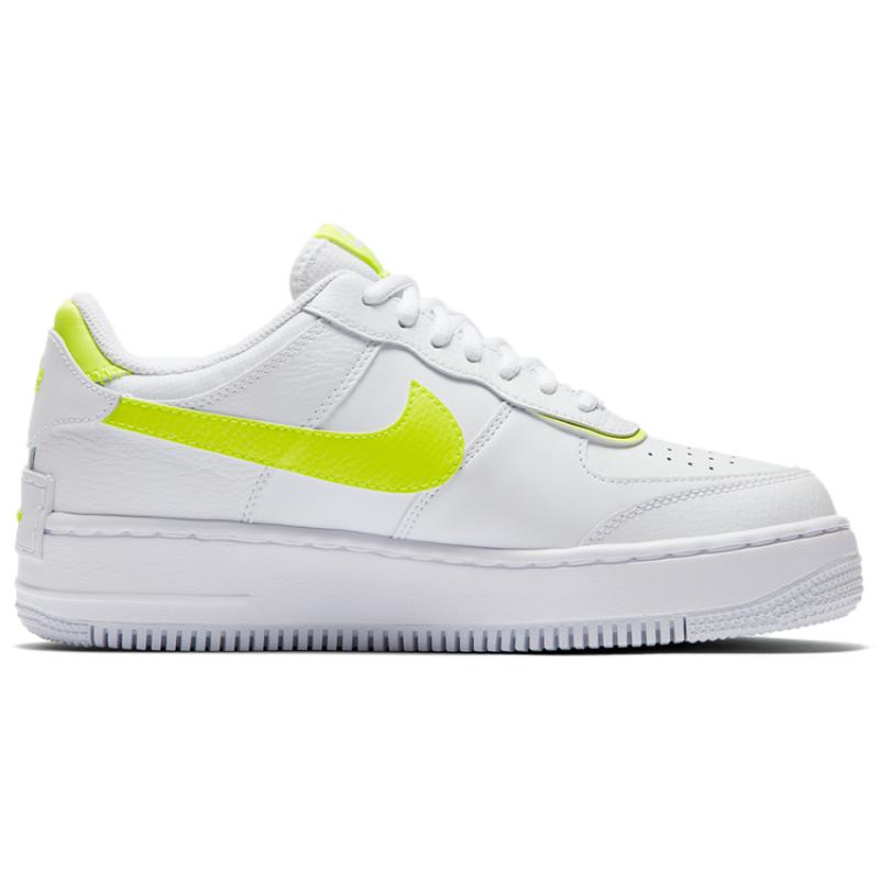 Nike Женские кроссовки Air Force 1 Low Shadow Белый Лимонный CI0919-104