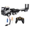 1:24 Радиоуправляемый прицеп-платформа 9 каналов 2.4G Защита от помех Звуковой и световой эффект Пульт управления Инженерная машина Детская игрушка