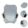 Motorcycle Windshield 40x37cm for 22mm 25mm 28mm Handlebar Multipurpose Replacement