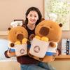New Baked Capybara Kapibara Doll Doll Plush Toy Throw Pillow Internet Celebrity Birthday Gift Buwa