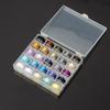 Multi-Purpose with Backing Bobbin In Box Sewing Machine Loop with 25 Colors Thread with Bobbin