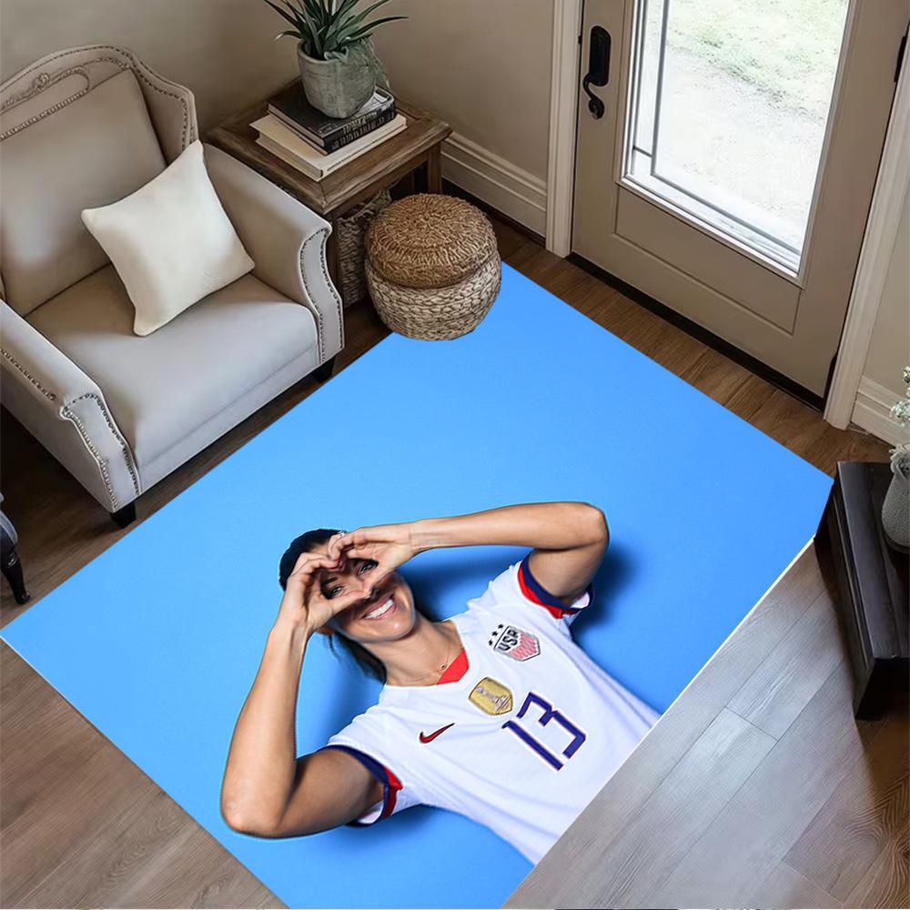 Dynamic Soccer Legend Action Carpet Suitable for Game Room Balcony Outdoor Decorate room Anti-slip Rug Decorate Offices