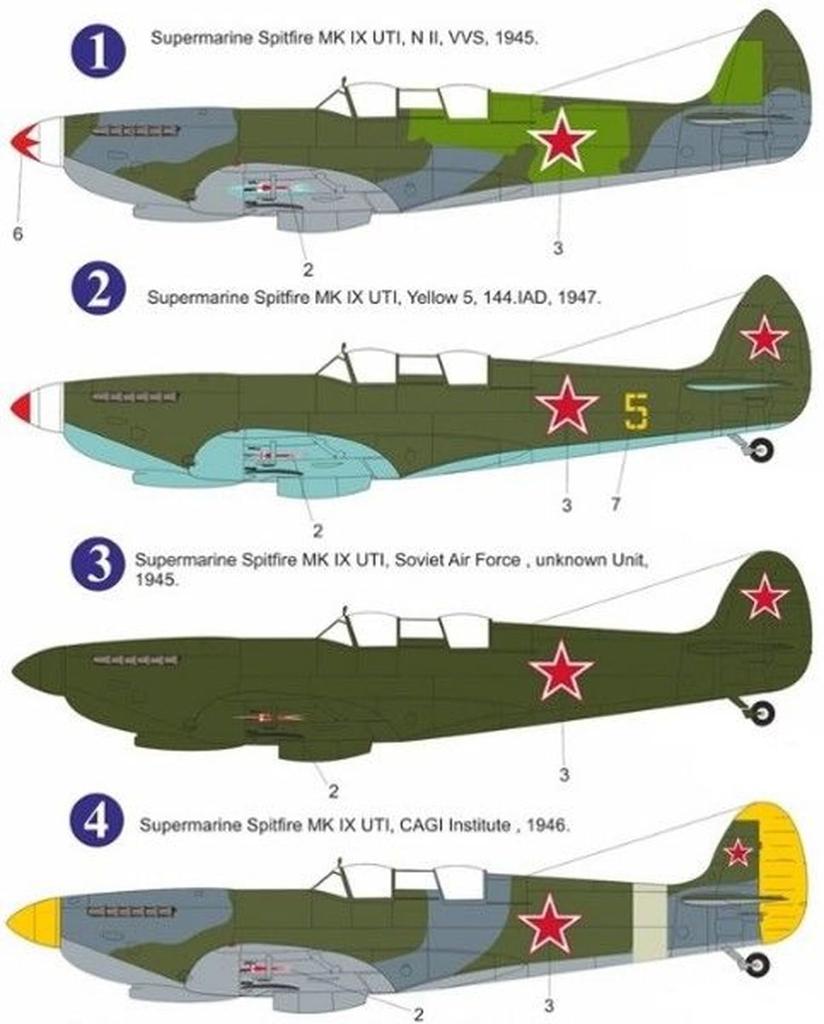 AZ Models Supermarine Spitfire UTI Premium Edition Пластиковая модель AZMP7205 1/72 Mk.IX