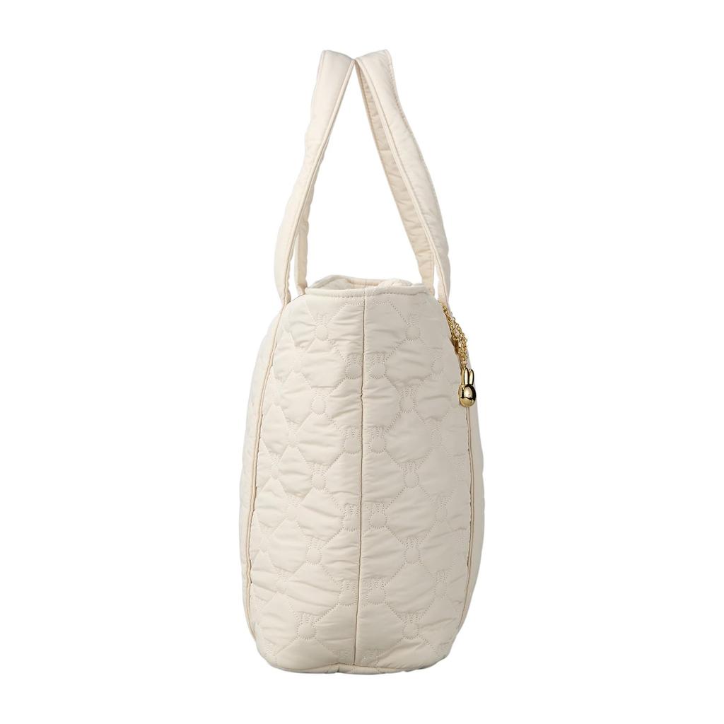 Hapitas Miffy Quilted Tote Bag 6095 B302 Ivory