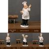Смола Фигурка Шеф-повара в Европейском Стиле Для Домашнего Декора, Украшение для Торговой Точки, Кофейного Столика