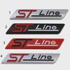 Metal ST Line Sticker Car Fender Emblem For Foc-us Mk4 MK3 4 EDGE Fiesta Ecosport Mond-eo MK5 ST Line Logo Accessories