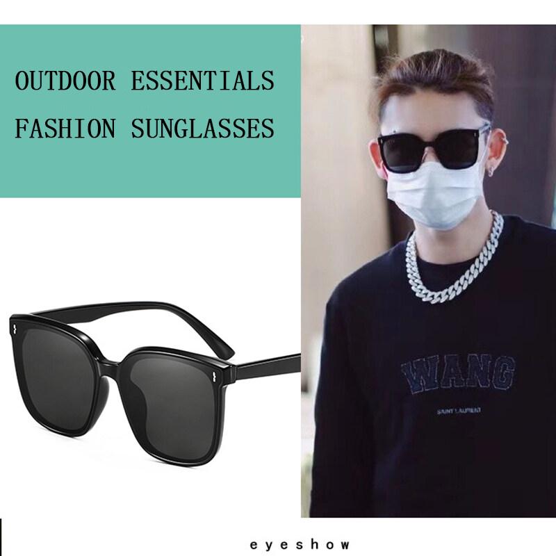 Мужские GM Новые солнцезащитные очки Модные солнцезащитные очки Little Ghost Женские индивидуальные солнцезащитные очки в большой оправе неполяризованный модный аксессуар