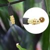 10pcs Brass Atomizing Nozzle, Irrigation Fittings Kit, 1/4in Connection Port Nozzle, for Garden, Irrigation, Greenhouse, Lawns