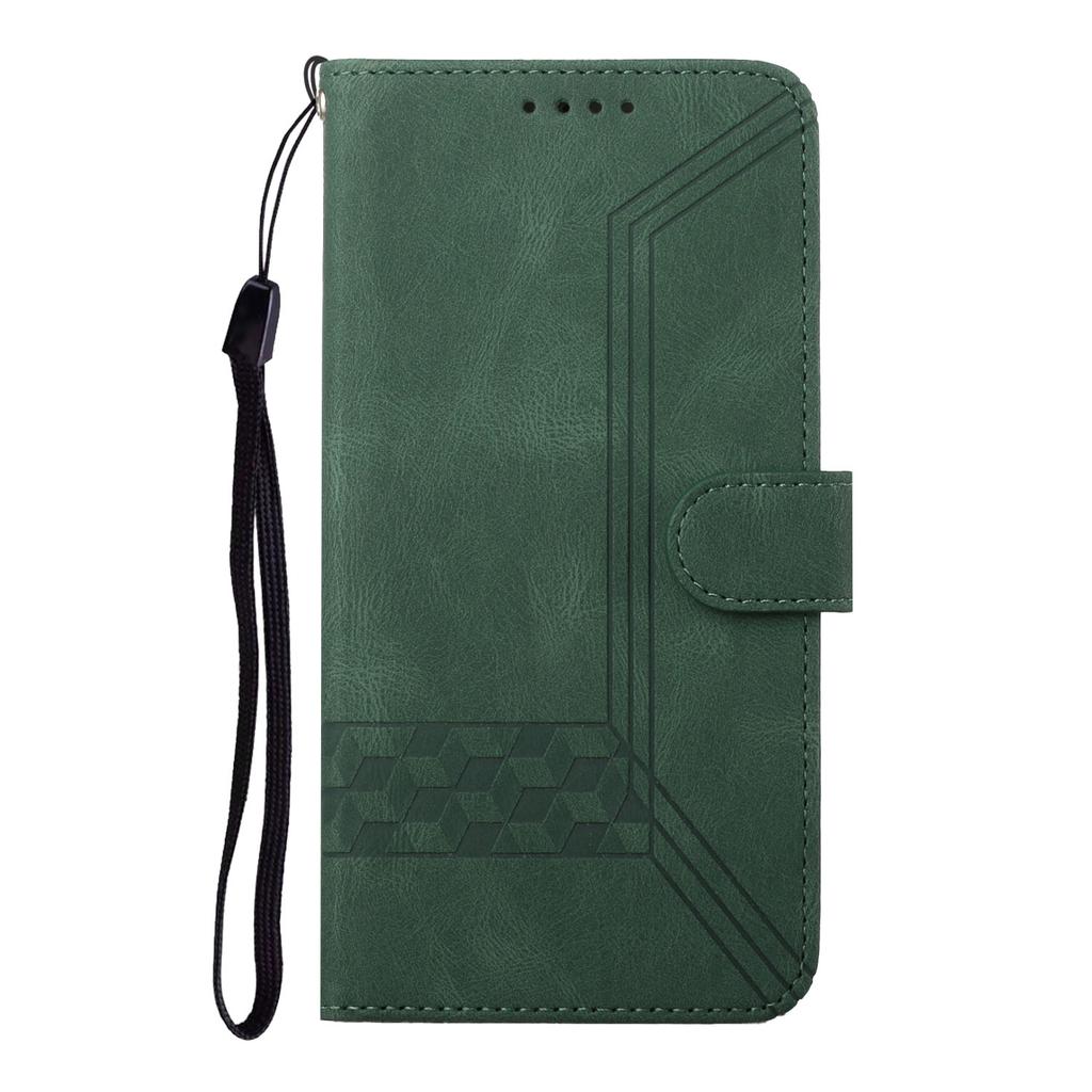Straight Line Diamond Knurling PU Leather Wallet Card Bag Phone Case For Samsung Series.Galaxy S Series,Note Series,A Series,J Series,M Series...