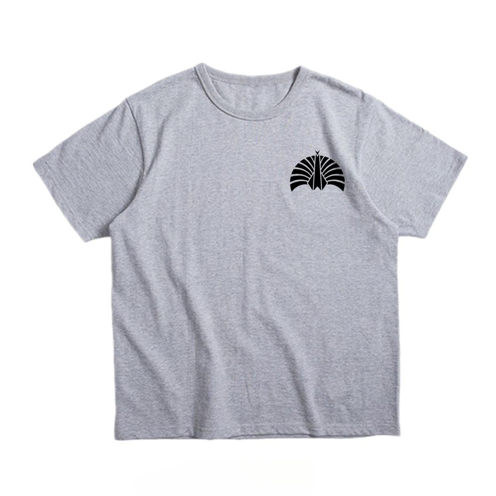 Tokyo Incident Paper Crane Peacock Print Fashion Trend T-Shirt Hip Hop Streetwear Men's and Women's Swag 100% Cotton T-Shirt