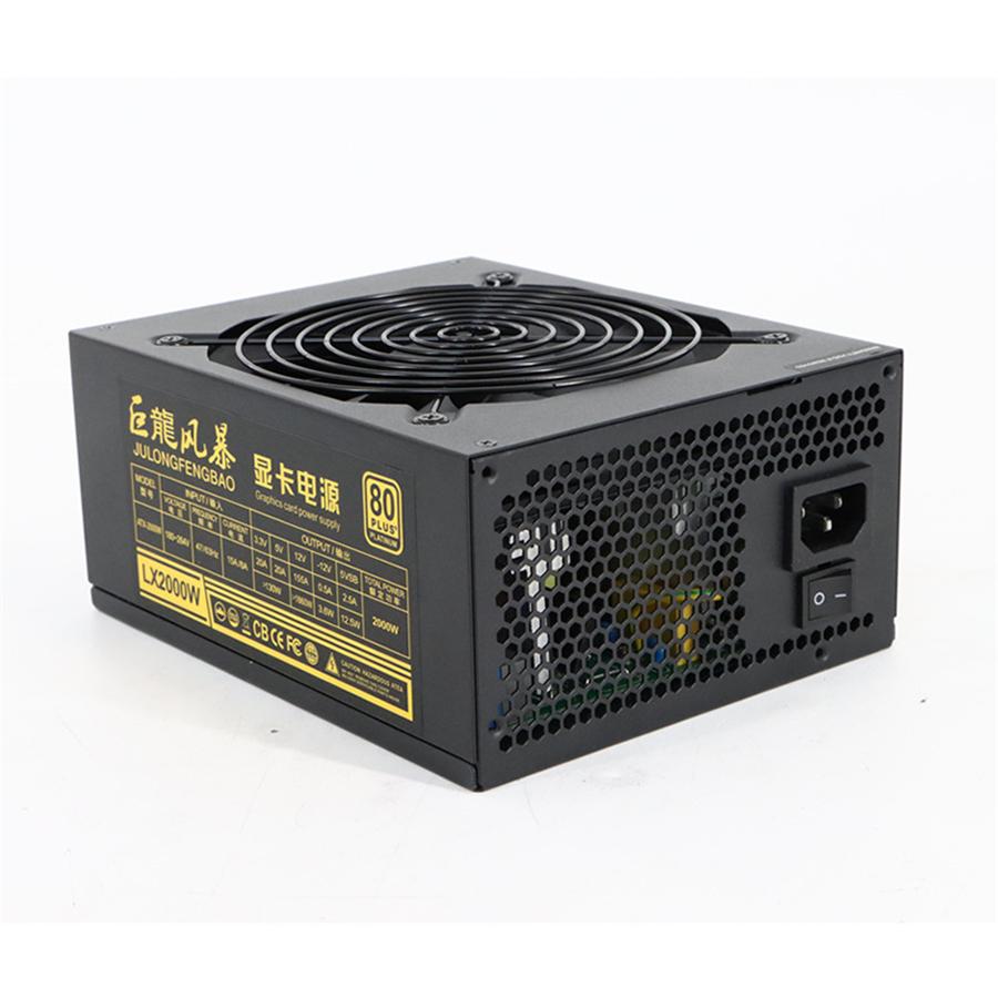 2000W Full Modular ATX Mining Power Supply 90% Efficiency
