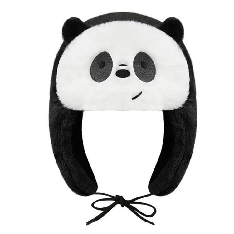 Available Now: Unisex Heavy-Duty Autumn/Winter Cartoon Ushanka Hat - Cute, Warm, and Plush Ear Protection for Cold Weather