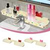 Suction Cup Design Dopamine Faucet Rack Space-saving Punch-free Rack  Bathroom Solutions