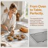 16x10 Inch Baking Cooling Rack Nonstick Surface BBQ Grill Mesh Wire Cooking Net  Cooling Pastries