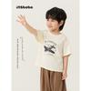 Insbobo Boys' Short-Sleeved Tops, New Summer Style Children's T-Shirts, Stylish Baby Summer Clothes, Boys' Trendy Clothing