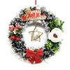 India Designer Christmas Wreath (Black Pine, 6 Inch Diameter)