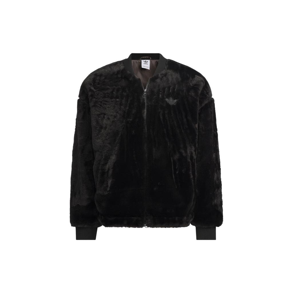 adidas Куртка Originals Fur FW24 с длинным рукавом на молнии спортивная куртка унисекс куртка черная JD3776