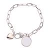DIY Printing, Heat Transfer Printing, Metal Heart Bracelet, Retro Bracelet Accessories
