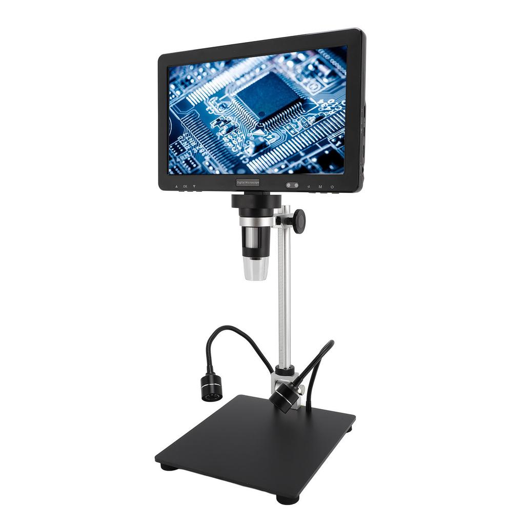 10,1-дюймовый IPS LCD цифровой микроскоп 1500X 20 МП микроскоп для монет лупа с 8 регулируемыми светодиодными лампами пульт дистанционного управления