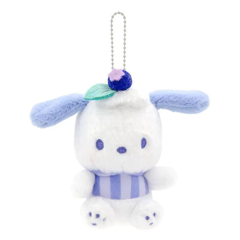 Hangyodon Kuromi Melody Pachacoo Cinnamoroll Stuffed Plush Toys Pendant Cute KT Keyring Anime Keychain Christmas Gift