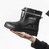 Модные новые мужские модные уличные нескользящие износостойкие резиновые сапоги сапоги для рыбалки кухонная рабочая обувь унисекс удобная рабочая обувь